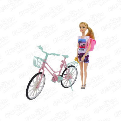 Набор игровой Lanson Toys Кукла с велосипедом