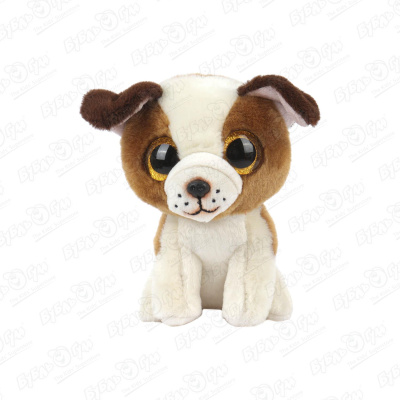 Игрушка мягкая Собачка Дог бело-коричневая 15см игрушка мягкая собачка дог бело коричневая 15см