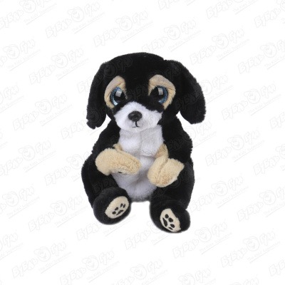 Игрушка мягкая Собачка Ренгер черная 15см игрушка мягкая собачка коричневая мопс 15см