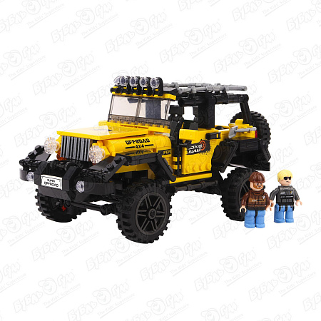 Конструктор Внедорожник Xingbao Offroad Adventure Super Car желтый 610дет с 6лет