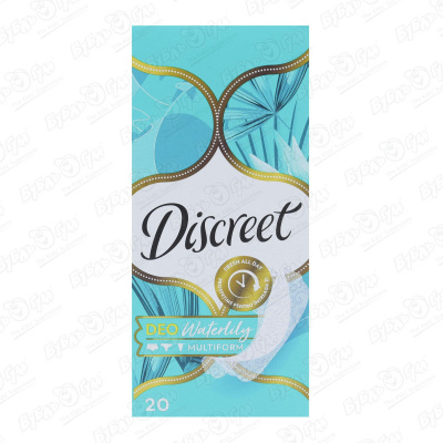 Прокладки ежедневные Discreet deo Мультиформа 20шт