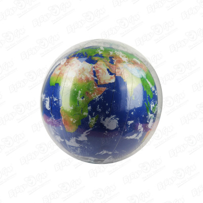 Мяч надувной Bestway Земля с подсветкой 61см пляжный аксессуар intex тачки мяч надувной 61см 58053