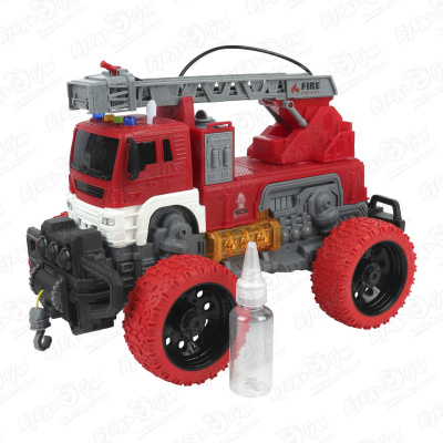 Машина пожарная Lanson Toys инерционная свет и звук 1:16