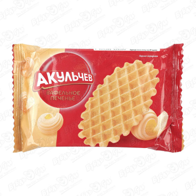 Печенье вафельное Акульчев 42г цена и фото