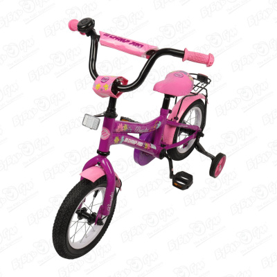Велосипед детский Champ Pro G12 фиолетовый велосипед champ pro детский g16 розово фиолетовый