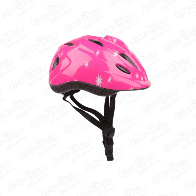 цена Шлем ROLLO PRO детский Звездочки розовый размер S