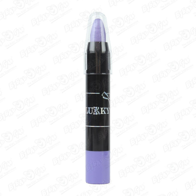 Тени-карандаш LUKKY с перламутровым эффектом фиолетовые от 5лет