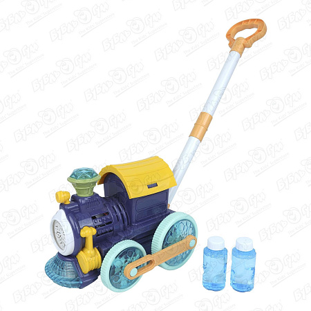 Каталка Lanson Toys Паравоз с мыльными пузырями 20см
