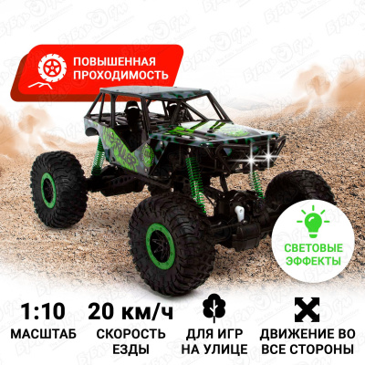 Джип Rock Crawler 4х4 4WD р/у черный