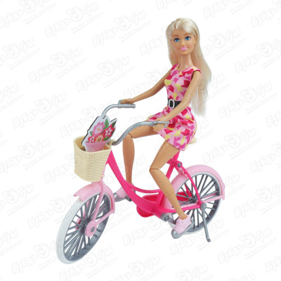 Кукла Lanson Toys Anlily Happiness Worth Spreading Cycling Time Подружка на велосипеде 29см с 3лет