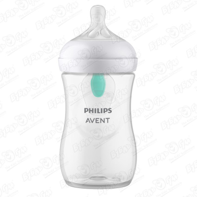 Бутылочка Philips Avent Natural Response с клапаном AirFree™ пластиковая 260мл с 1мес