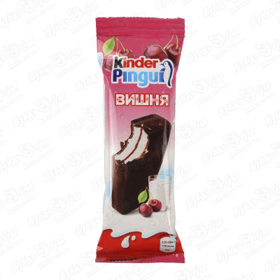 Пирожное Kinder Pingui с вишней 30г