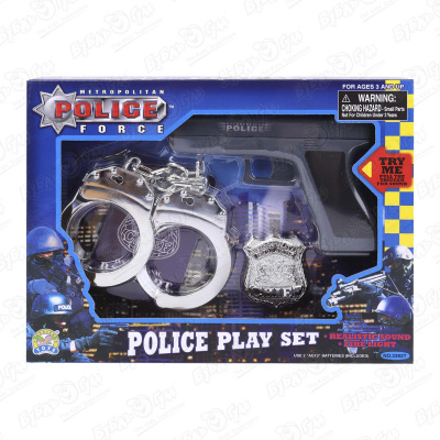 Игровой набор Gealex Police force со световыми и звуковыми эффектами