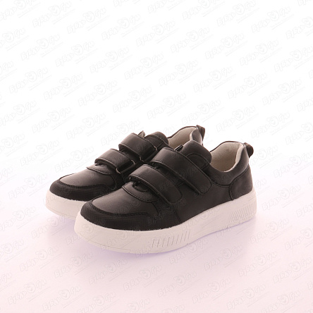 Туфли школьные TIBURON с декоративными элементами сеточка черные - фото 360