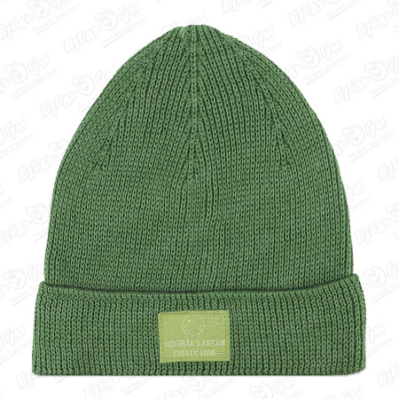 Шапка Lanson Kids  демисезонная насыщенного зеленого цвета