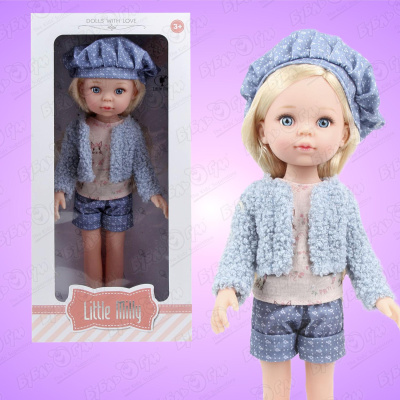 Кукла Little Milly блондинка в голубом костюме