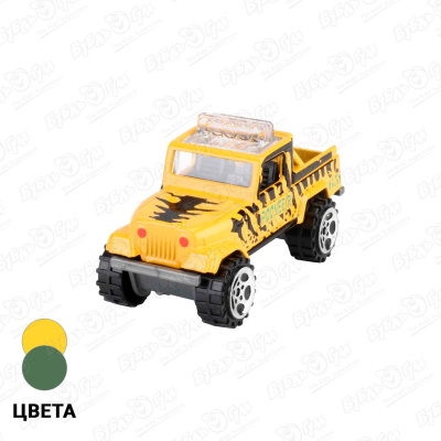 Автомобиль OFF ROAD Джип тигр металлический 1:64 в ассортименте