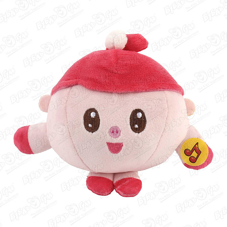 Игрушка мягкая Нюшенька со звуковым чипом розовая 10см