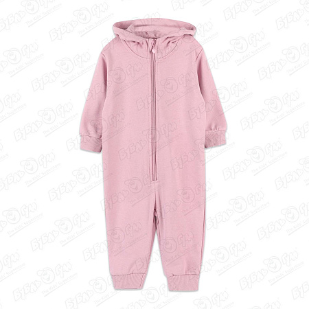 Комбинезон Lanson Kids на молнии розовый