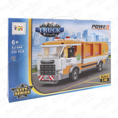 Конструктор Lanson Toys Мусоровоз 332дет с 6лет