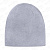 Шапка трикотажная однотонная серая 
