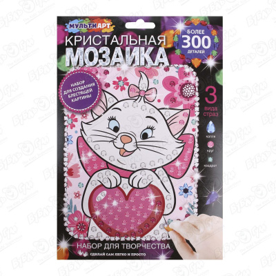 Мозаика кристальная Кошечка 17х23см