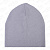 Шапочка трикотажная однотонная серая