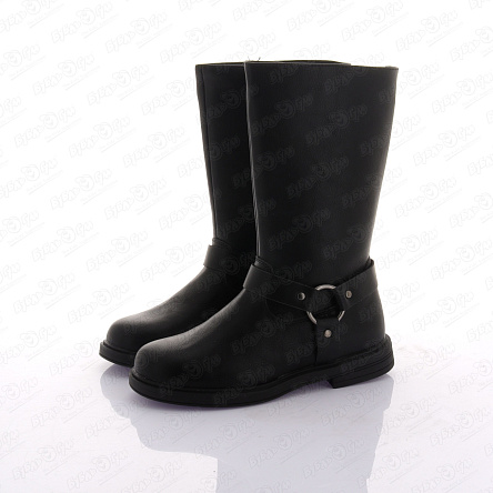 Сапоги Pasito с декором черные  - фото 360