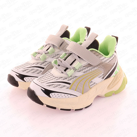 Кроссовки PASITO с яркими вставками и массивной подошвой белые - фото 360