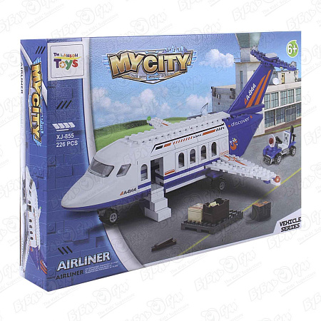 Конструктор Lanson Toys Пассажирский самолет 226дет