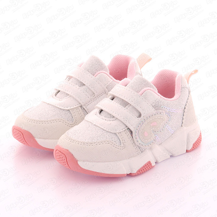 Кроссовки Pasito на липучке со вставками серебристые  - фото 360