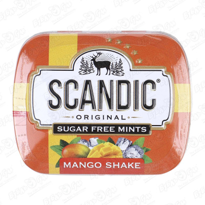 Драже SCANDIC Манго без сахара 14г