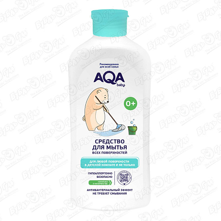 Средство для поверхностей AQA baby антибактериальное 500мл с 0мес