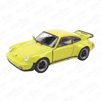 Машинка Welly Porsche 911 Turbo с инерционным механизмом в ассортименте