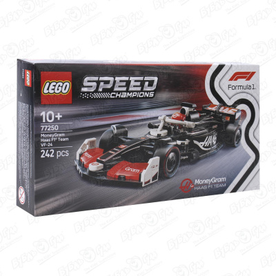Конструктор LEGO Speed Champions Болид MoneyGram Haas F1 Team VF-24 242дет