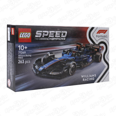 Конструктор LEGO Speed Champions Болид Williams Racing FW46 F1 263дет