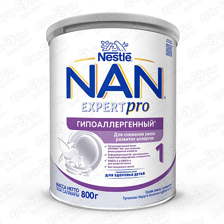 Смесь Nestle NAN EXPERTPRO 1 гипоаллергенная 800г с 0мес БЗМЖ