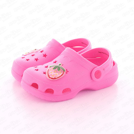 Шлепанцы Pasito пляжные с силиконвыми наклейками ягоды фуксия - фото 360 Шлепанцы Pasito пляжные с силиконвыми наклейками ягоды фуксия - фото 360