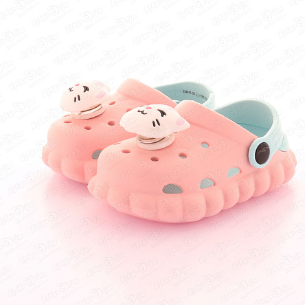 Шлепанцы Pasito пляжные с декоративными котиками розовые - фото 360 Шлепанцы Pasito пляжные с декоративными котиками розовые - фото 360