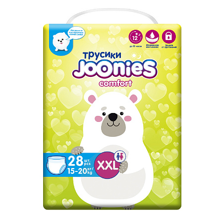 Подгузники-трусики Joonies Comfort XXL 15-20 кг 28шт