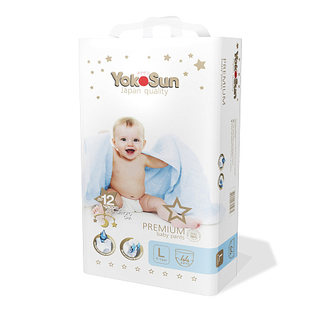 Подгузники-трусики YokoSun Premium L 9-14кг