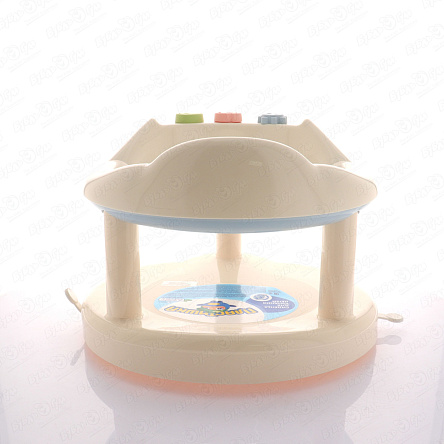 Сиденье для купания Пластишка бело-голубой 320х320х210 мм с 6мес - фото 360