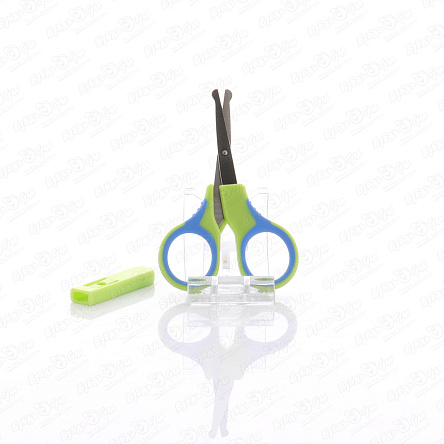 Ножницы BUBURU Baby маникюрные с колпачком зеленые - фото 360 Ножницы BUBURU Baby маникюрные с колпачком зеленые - фото 360