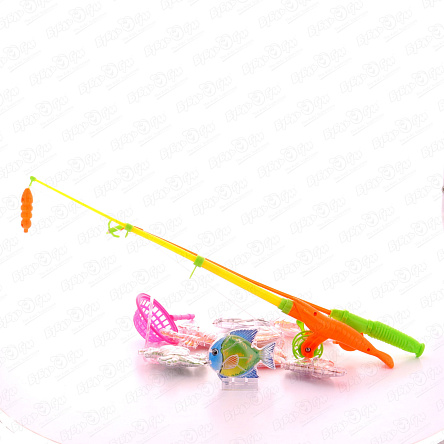 Игрушка для ванны Рыбалка Lanson Toys с сачком 11предметов с 3 лет - фото 360