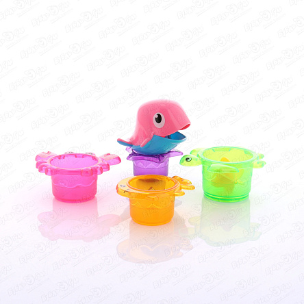 Игрушка для ванны Lanson Toys стаканчики 4шт - фото 360 Игрушка для ванны Lanson Toys стаканчики 4шт - фото 360