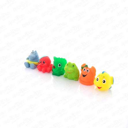 Игрушка для ванны Lanson Toys Морские животные 6шт - фото 360