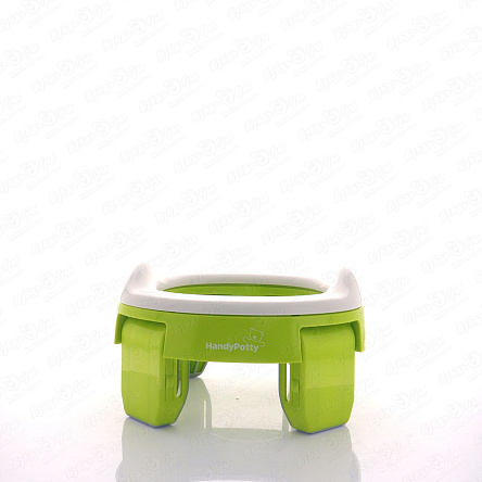 Горшок HandyPotty дорожный лаймовый - фото 360