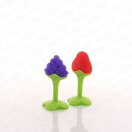 Прорезыватель Kaichi Ягодки на ножке силиконовый - фото 360