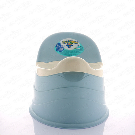 Горшок Пластишка музыкальный голубой - фото 360