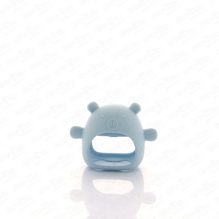 Прорезыватель ROXY KIDS Мишка силиконовый на руку голубой c 0мес - фото 360